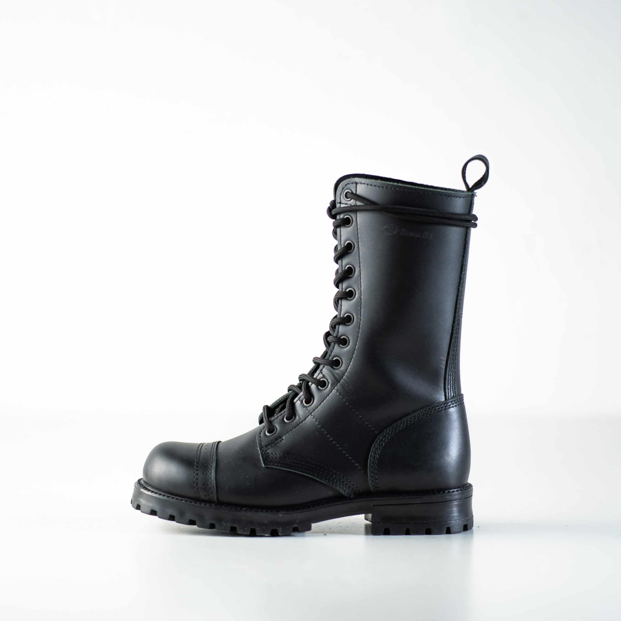 516 Samelin – High Aviator Boots Black